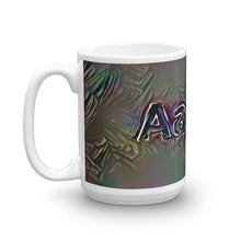 Load image into Gallery viewer, Aaden Mug Dark Rainbow 15oz right view