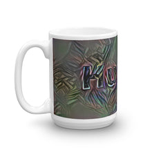 Load image into Gallery viewer, Hunter Mug Dark Rainbow 15oz right view