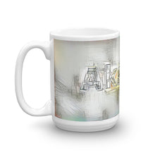 Load image into Gallery viewer, Akshay Mug Victorian Fission 15oz right view