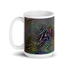 Load image into Gallery viewer, Alivia Mug Dark Rainbow 15oz right view