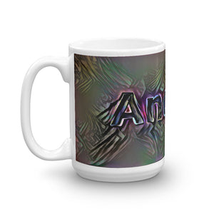 Andrea Mug Dark Rainbow 15oz right view