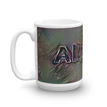 Load image into Gallery viewer, Allyson Mug Dark Rainbow 15oz right view