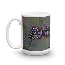 Load image into Gallery viewer, Amanda Mug Dark Rainbow 15oz right view