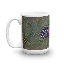 Load image into Gallery viewer, Alisa Mug Dark Rainbow 15oz right view