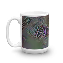 Load image into Gallery viewer, Amaia Mug Dark Rainbow 15oz right view