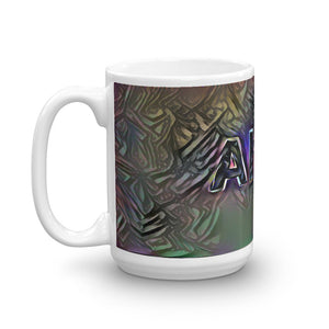 Alvin Mug Dark Rainbow 15oz right view