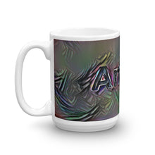 Load image into Gallery viewer, Amari Mug Dark Rainbow 15oz right view