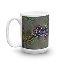 Load image into Gallery viewer, Adrian Mug Dark Rainbow 15oz right view