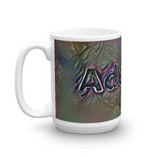 Load image into Gallery viewer, Adeline Mug Dark Rainbow 15oz right view