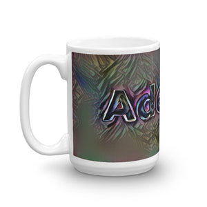 Adeline Mug Dark Rainbow 15oz right view