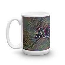 Load image into Gallery viewer, Abram Mug Dark Rainbow 15oz right view