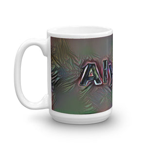 Alysha Mug Dark Rainbow 15oz right view