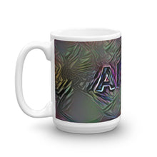 Load image into Gallery viewer, Alana Mug Dark Rainbow 15oz right view