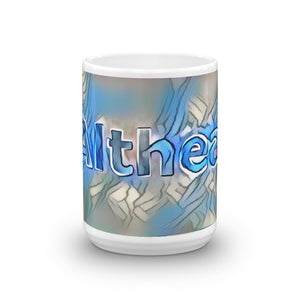 Althea Mug Liquescent Icecap 15oz front view