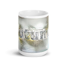 Load image into Gallery viewer, Autumn Mug Victorian Fission 15oz front view