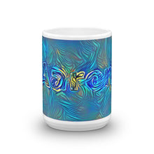 Load image into Gallery viewer, Aaron Mug Night Surfing 15oz front view