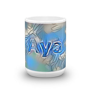 Aya Mug Liquescent Icecap 15oz front view