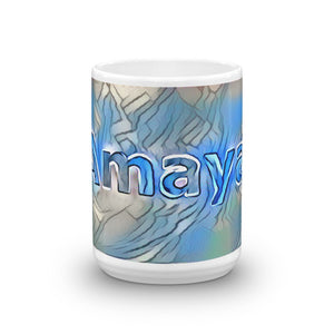 Amaya Mug Liquescent Icecap 15oz front view