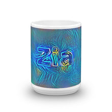 Load image into Gallery viewer, Zia Mug Night Surfing 15oz front view