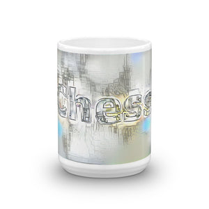 Chess Mug Victorian Fission 15oz front view