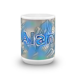 Alan Mug Liquescent Icecap 15oz front view