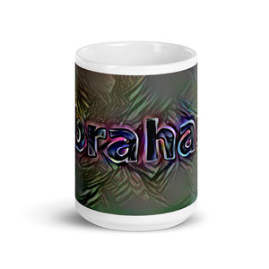 Abraham Mug Dark Rainbow 15oz front view