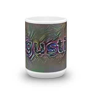 Agustin Mug Dark Rainbow 15oz front view