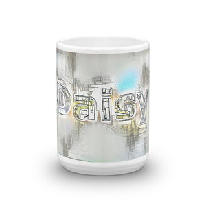 Daisy Mug Victorian Fission 15oz front view