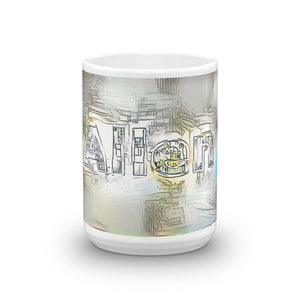 Allen Mug Victorian Fission 15oz front view