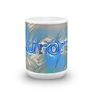 Aurora Mug Liquescent Icecap 15oz front view