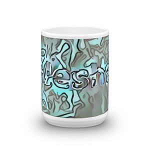 Alesha Mug Insensible Camouflage 15oz front view