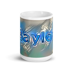 Baylor Mug Liquescent Icecap 15oz front view