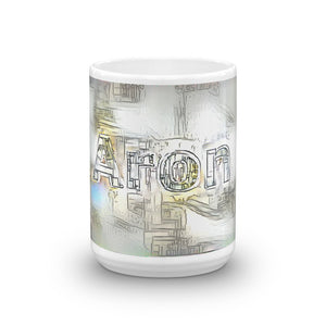 Aron Mug Victorian Fission 15oz front view