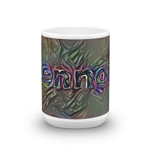 Load image into Gallery viewer, Lennon Mug Dark Rainbow 15oz front view
