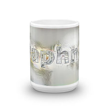 Load image into Gallery viewer, Daphne Mug Victorian Fission 15oz front view