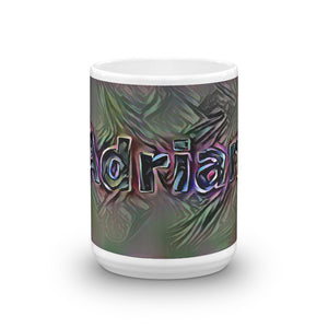 Adrian Mug Dark Rainbow 15oz front view