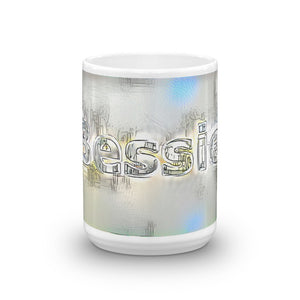 Bessie Mug Victorian Fission 15oz front view