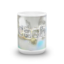 Load image into Gallery viewer, Cash Mug Victorian Fission 15oz front view