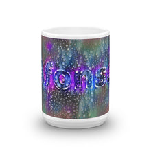 Load image into Gallery viewer, Afonso Mug Wounded Pluviophile 15oz front view