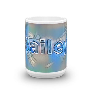 Bailey Mug Liquescent Icecap 15oz front view