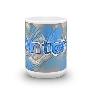 Anton Mug Liquescent Icecap 15oz front view