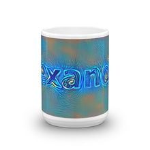 Load image into Gallery viewer, Alexander Mug Night Surfing 15oz front view