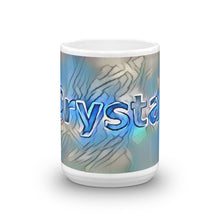 Load image into Gallery viewer, Crystal Mug Liquescent Icecap 15oz front view