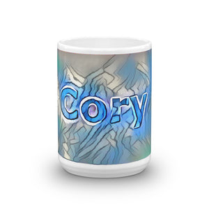 Cory Mug Liquescent Icecap 15oz front view