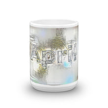 Load image into Gallery viewer, April Mug Victorian Fission 15oz front view