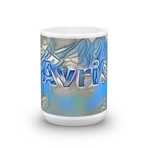 Avril Mug Liquescent Icecap 15oz front view