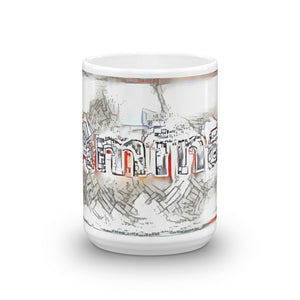 Amina Mug Frozen City 15oz front view