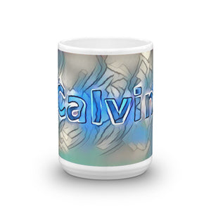 Calvin Mug Liquescent Icecap 15oz front view