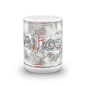 Alice Mug Frozen City 15oz front view