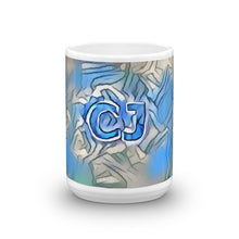 Load image into Gallery viewer, CJ Mug Liquescent Icecap 15oz front view